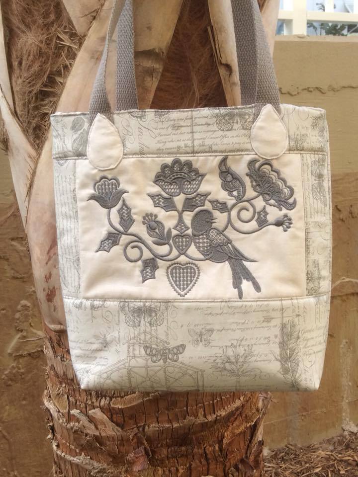 Crewel bird and flowers bag 5x7 6x10 - Sweet Pea Australia In the hoop machine embroidery designs. in the hoop project, in the hoop embroidery designs, craft in the hoop project, diy in the hoop project, diy craft in the hoop project, in the hoop embroidery patterns, design in the hoop patterns, embroidery designs for in the hoop embroidery projects, best in the hoop machine embroidery designs perfect for all hoops and embroidery machines