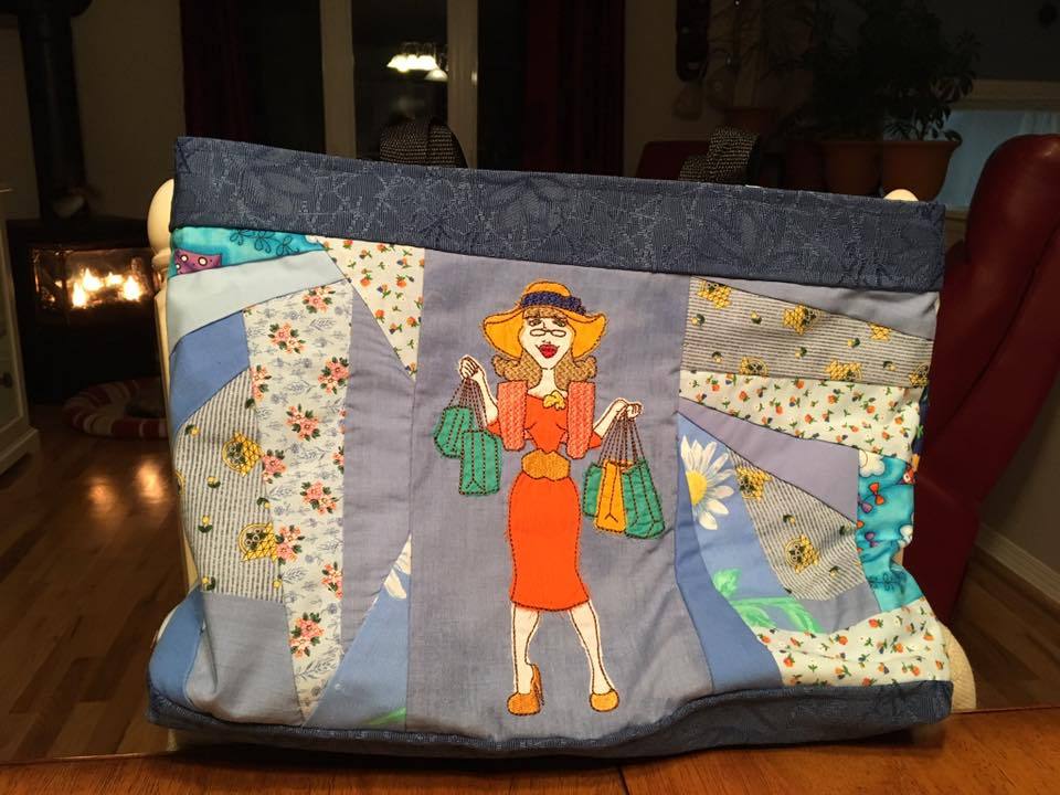 Crazy for sewing tote bag 6x10 - Sweet Pea Australia In the hoop machine embroidery designs. in the hoop project, in the hoop embroidery designs, craft in the hoop project, diy in the hoop project, diy craft in the hoop project, in the hoop embroidery patterns, design in the hoop patterns, embroidery designs for in the hoop embroidery projects, best in the hoop machine embroidery designs perfect for all hoops and embroidery machines