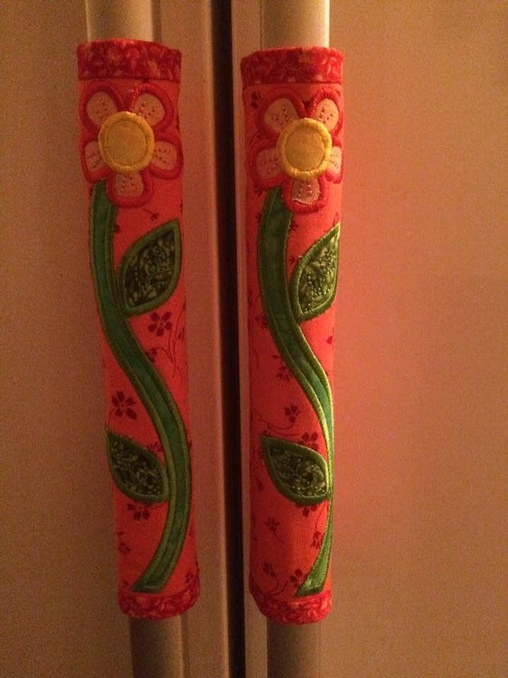 Flower fridge handle wrap 5x7 - Sweet Pea Australia In the hoop machine embroidery designs. in the hoop project, in the hoop embroidery designs, craft in the hoop project, diy in the hoop project, diy craft in the hoop project, in the hoop embroidery patterns, design in the hoop patterns, embroidery designs for in the hoop embroidery projects, best in the hoop machine embroidery designs perfect for all hoops and embroidery machines