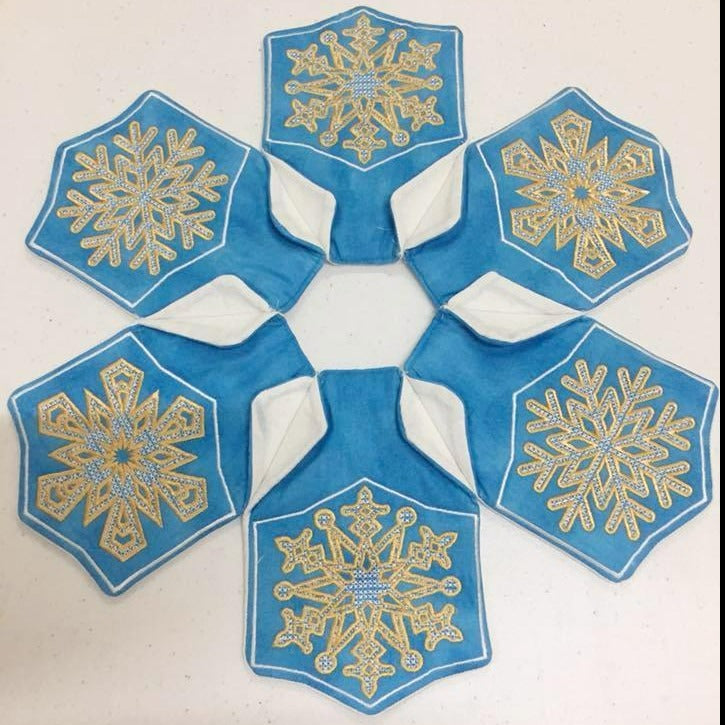 Snowflake Leaf Table Centre 5x7 6x10 7x12 - Sweet Pea Australia In the hoop machine embroidery designs. in the hoop project, in the hoop embroidery designs, craft in the hoop project, diy in the hoop project, diy craft in the hoop project, in the hoop embroidery patterns, design in the hoop patterns, embroidery designs for in the hoop embroidery projects, best in the hoop machine embroidery designs perfect for all hoops and embroidery machines