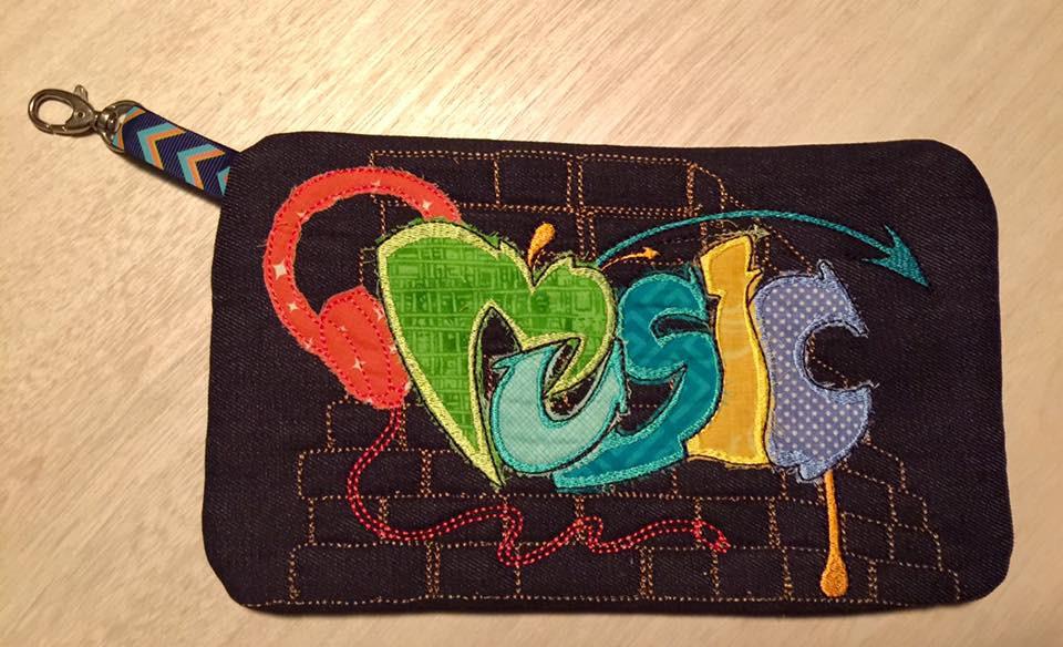 Graffiti Music zipper Bag 6x10 7x12 9.5x14 - Sweet Pea Australia In the hoop machine embroidery designs. in the hoop project, in the hoop embroidery designs, craft in the hoop project, diy in the hoop project, diy craft in the hoop project, in the hoop embroidery patterns, design in the hoop patterns, embroidery designs for in the hoop embroidery projects, best in the hoop machine embroidery designs perfect for all hoops and embroidery machines