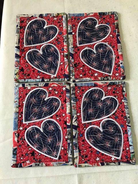 Hawaiian Hearts Mugrug 5x7 6x10 7x12 - Sweet Pea Australia In the hoop machine embroidery designs. in the hoop project, in the hoop embroidery designs, craft in the hoop project, diy in the hoop project, diy craft in the hoop project, in the hoop embroidery patterns, design in the hoop patterns, embroidery designs for in the hoop embroidery projects, best in the hoop machine embroidery designs perfect for all hoops and embroidery machines