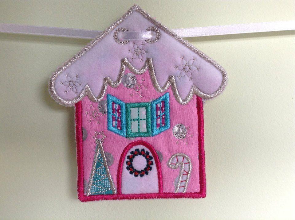 Christmas cottage and tree bunting 4x4 and 5x7 - Sweet Pea Australia In the hoop machine embroidery designs. in the hoop project, in the hoop embroidery designs, craft in the hoop project, diy in the hoop project, diy craft in the hoop project, in the hoop embroidery patterns, design in the hoop patterns, embroidery designs for in the hoop embroidery projects, best in the hoop machine embroidery designs perfect for all hoops and embroidery machines