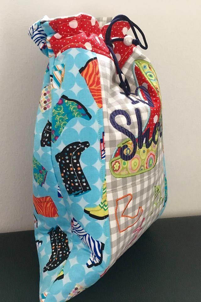 I Love Shoes Shoe Bag 6x6 - Sweet Pea Australia In the hoop machine embroidery designs. in the hoop project, in the hoop embroidery designs, craft in the hoop project, diy in the hoop project, diy craft in the hoop project, in the hoop embroidery patterns, design in the hoop patterns, embroidery designs for in the hoop embroidery projects, best in the hoop machine embroidery designs perfect for all hoops and embroidery machines