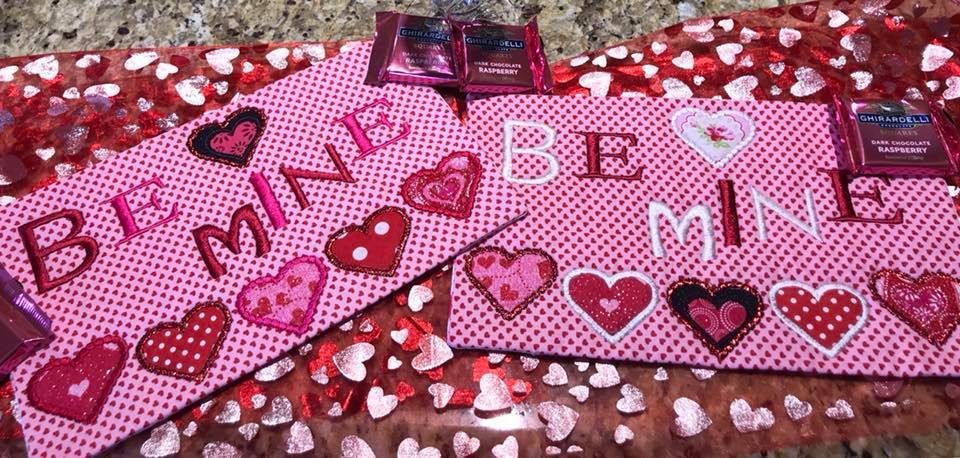 Be Mine Mug Rug 5x7 6x10 8x12 - Sweet Pea Australia In the hoop machine embroidery designs. in the hoop project, in the hoop embroidery designs, craft in the hoop project, diy in the hoop project, diy craft in the hoop project, in the hoop embroidery patterns, design in the hoop patterns, embroidery designs for in the hoop embroidery projects, best in the hoop machine embroidery designs perfect for all hoops and embroidery machines