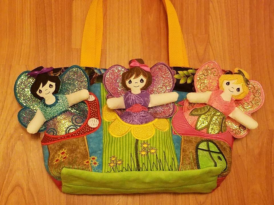 Fairy Pocket Bag 5x7 6x10 8x12 - Sweet Pea Australia In the hoop machine embroidery designs. in the hoop project, in the hoop embroidery designs, craft in the hoop project, diy in the hoop project, diy craft in the hoop project, in the hoop embroidery patterns, design in the hoop patterns, embroidery designs for in the hoop embroidery projects, best in the hoop machine embroidery designs perfect for all hoops and embroidery machines