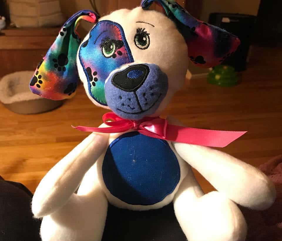 Patch The Dog Stuffie Stuffed Toy 5x7 6x10 - Sweet Pea Australia In the hoop machine embroidery designs. in the hoop project, in the hoop embroidery designs, craft in the hoop project, diy in the hoop project, diy craft in the hoop project, in the hoop embroidery patterns, design in the hoop patterns, embroidery designs for in the hoop embroidery projects, best in the hoop machine embroidery designs perfect for all hoops and embroidery machines