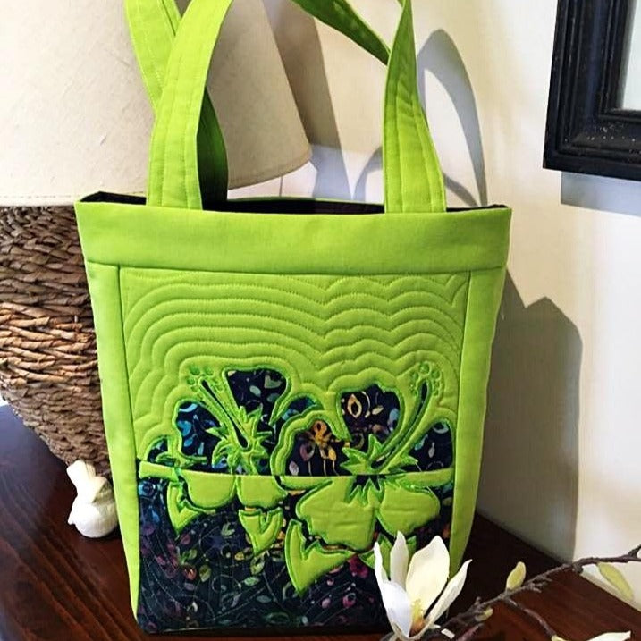 Hawaiian Reflections Bag 6x10 7x12 9.5x14 - Sweet Pea Australia In the hoop machine embroidery designs. in the hoop project, in the hoop embroidery designs, craft in the hoop project, diy in the hoop project, diy craft in the hoop project, in the hoop embroidery patterns, design in the hoop patterns, embroidery designs for in the hoop embroidery projects, best in the hoop machine embroidery designs perfect for all hoops and embroidery machines