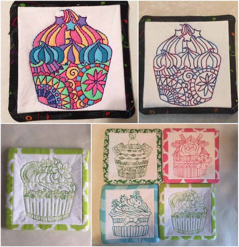 Painted Cupcake Coasters Colouring in 4x4 5x5 - Sweet Pea Australia In the hoop machine embroidery designs. in the hoop project, in the hoop embroidery designs, craft in the hoop project, diy in the hoop project, diy craft in the hoop project, in the hoop embroidery patterns, design in the hoop patterns, embroidery designs for in the hoop embroidery projects, best in the hoop machine embroidery designs perfect for all hoops and embroidery machines