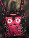 Owl Shoulder Bag 5x7 6x10 7x12 9.5x14 - Sweet Pea