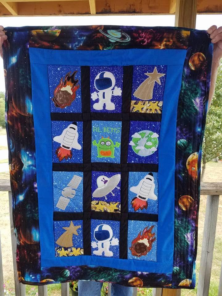 Space Quilt 5x7 6x10 - Sweet Pea Australia In the hoop machine embroidery designs. in the hoop project, in the hoop embroidery designs, craft in the hoop project, diy in the hoop project, diy craft in the hoop project, in the hoop embroidery patterns, design in the hoop patterns, embroidery designs for in the hoop embroidery projects, best in the hoop machine embroidery designs perfect for all hoops and embroidery machines