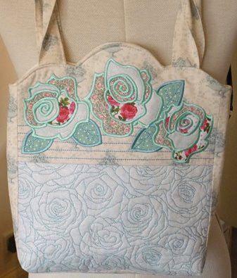 Quilted Roses Bag 6x10 7x12 - Sweet Pea Australia In the hoop machine embroidery designs. in the hoop project, in the hoop embroidery designs, craft in the hoop project, diy in the hoop project, diy craft in the hoop project, in the hoop embroidery patterns, design in the hoop patterns, embroidery designs for in the hoop embroidery projects, best in the hoop machine embroidery designs perfect for all hoops and embroidery machines