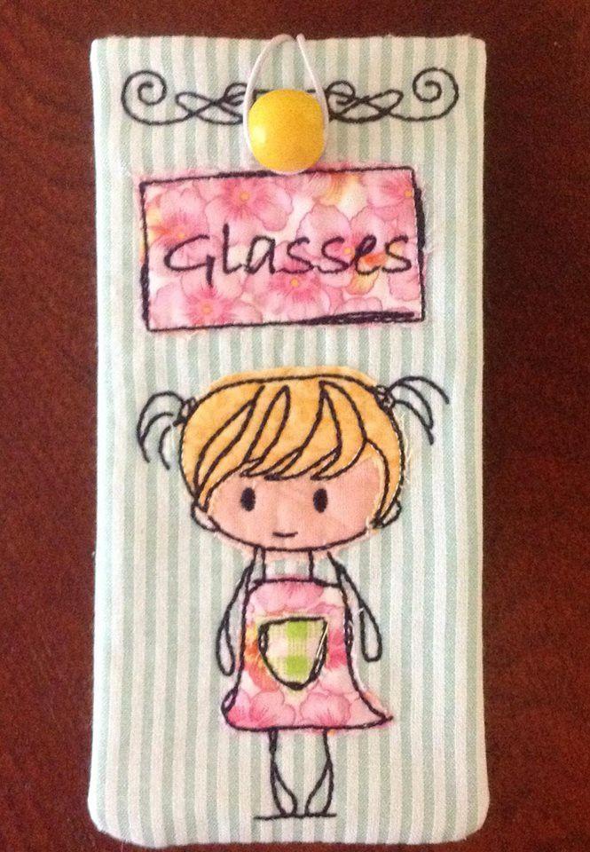 Girl Glasses Case 5x7 - Sweet Pea Australia In the hoop machine embroidery designs. in the hoop project, in the hoop embroidery designs, craft in the hoop project, diy in the hoop project, diy craft in the hoop project, in the hoop embroidery patterns, design in the hoop patterns, embroidery designs for in the hoop embroidery projects, best in the hoop machine embroidery designs perfect for all hoops and embroidery machines