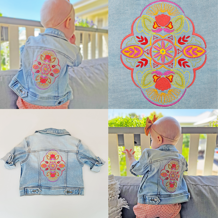 Folk Art Mandala Embroidery Design 5x7 6x10 7x12 - Sweet Pea Australia In the hoop machine embroidery designs. in the hoop project, in the hoop embroidery designs, craft in the hoop project, diy in the hoop project, diy craft in the hoop project, in the hoop embroidery patterns, design in the hoop patterns, embroidery designs for in the hoop embroidery projects, best in the hoop machine embroidery designs perfect for all hoops and embroidery machines