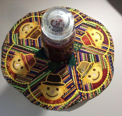 Scarecrow Table Centre 5x5 6x6 7x7 - Sweet Pea Australia In the hoop machine embroidery designs. in the hoop project, in the hoop embroidery designs, craft in the hoop project, diy in the hoop project, diy craft in the hoop project, in the hoop embroidery patterns, design in the hoop patterns, embroidery designs for in the hoop embroidery projects, best in the hoop machine embroidery designs perfect for all hoops and embroidery machines