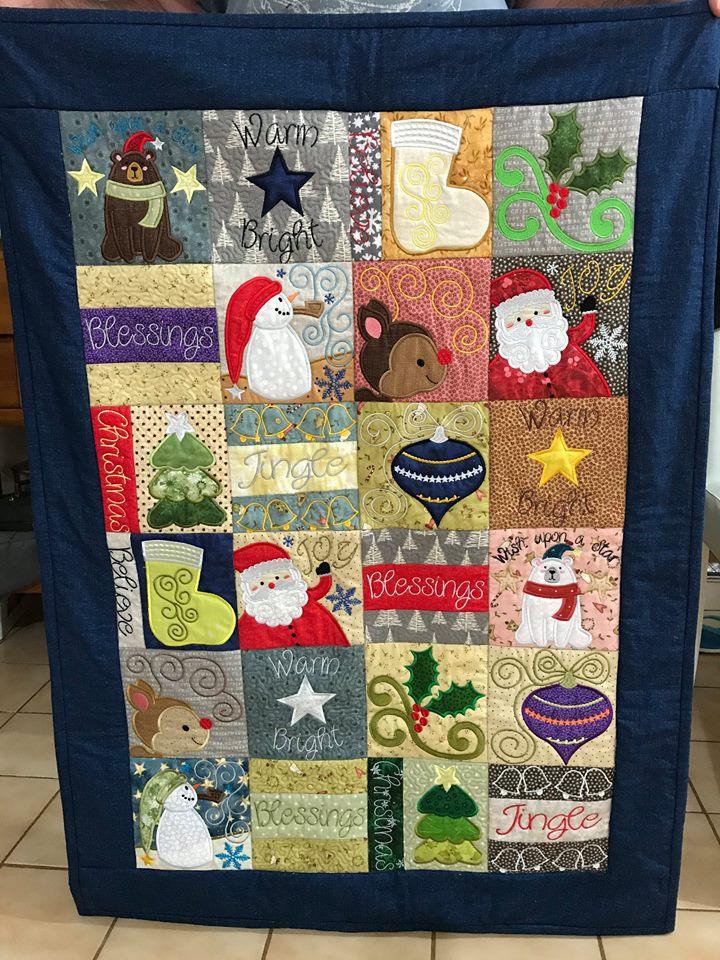 Christmas Folk Art Quilt 4x4 5x5 6x6 - Sweet Pea Australia In the hoop machine embroidery designs. in the hoop project, in the hoop embroidery designs, craft in the hoop project, diy in the hoop project, diy craft in the hoop project, in the hoop embroidery patterns, design in the hoop patterns, embroidery designs for in the hoop embroidery projects, best in the hoop machine embroidery designs perfect for all hoops and embroidery machines