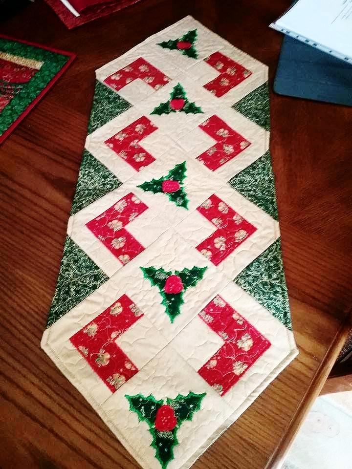 Christmas holly quilt block and table runner 4x4 5x5 6x6 hoop - Sweet Pea Australia In the hoop machine embroidery designs. in the hoop project, in the hoop embroidery designs, craft in the hoop project, diy in the hoop project, diy craft in the hoop project, in the hoop embroidery patterns, design in the hoop patterns, embroidery designs for in the hoop embroidery projects, best in the hoop machine embroidery designs perfect for all hoops and embroidery machines