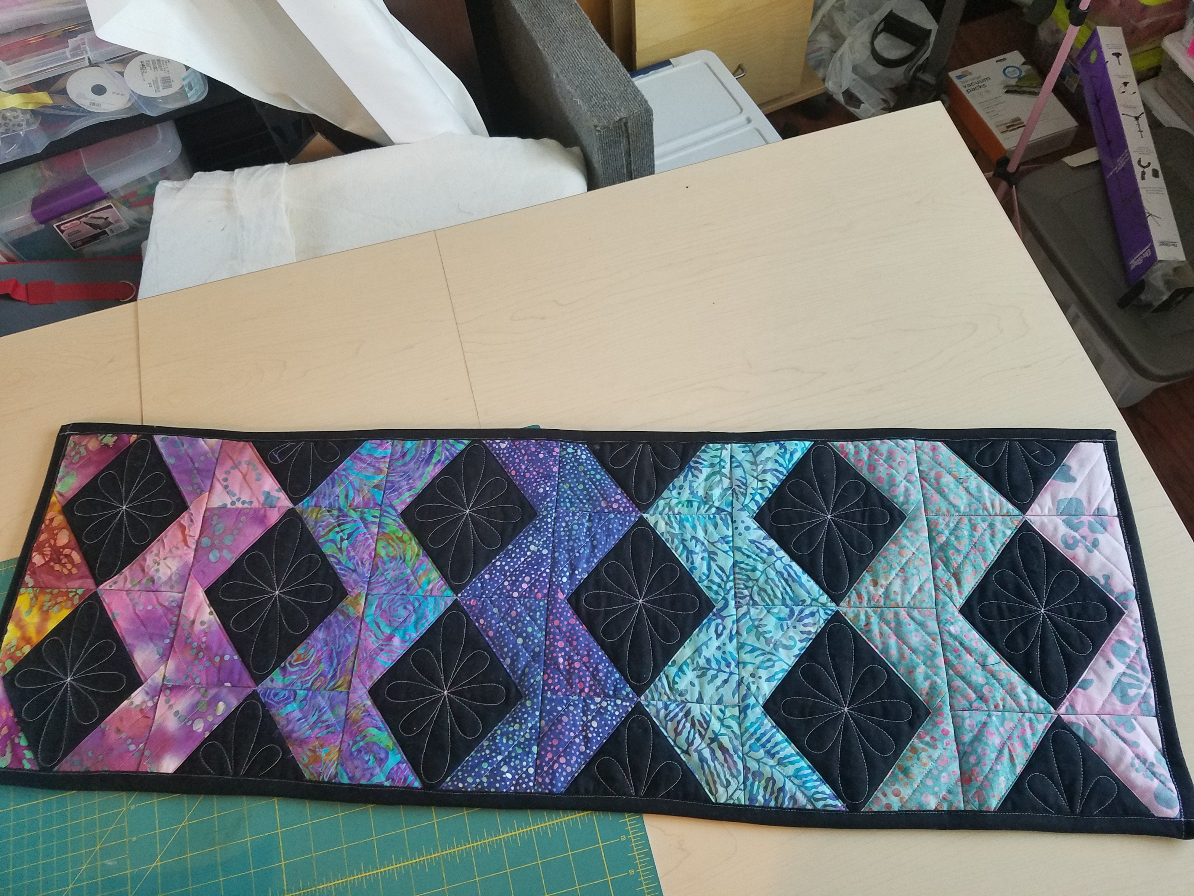 Lattice Quilt Block and Table Runner 4x4 5x5 6x6 7x7 - Sweet Pea Australia In the hoop machine embroidery designs. in the hoop project, in the hoop embroidery designs, craft in the hoop project, diy in the hoop project, diy craft in the hoop project, in the hoop embroidery patterns, design in the hoop patterns, embroidery designs for in the hoop embroidery projects, best in the hoop machine embroidery designs perfect for all hoops and embroidery machines