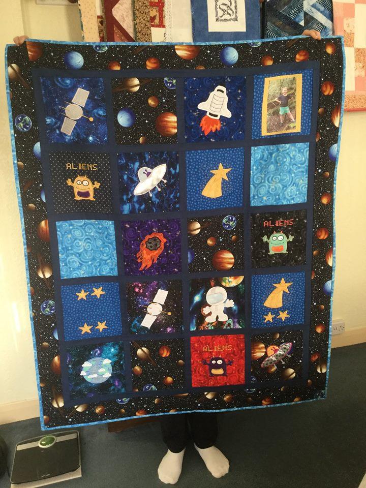 Space Quilt 5x7 6x10 - Sweet Pea Australia In the hoop machine embroidery designs. in the hoop project, in the hoop embroidery designs, craft in the hoop project, diy in the hoop project, diy craft in the hoop project, in the hoop embroidery patterns, design in the hoop patterns, embroidery designs for in the hoop embroidery projects, best in the hoop machine embroidery designs perfect for all hoops and embroidery machines