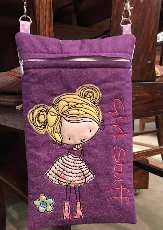 Girl Stuff Zipper Purse 5x7 - Sweet Pea Australia In the hoop machine embroidery designs. in the hoop project, in the hoop embroidery designs, craft in the hoop project, diy in the hoop project, diy craft in the hoop project, in the hoop embroidery patterns, design in the hoop patterns, embroidery designs for in the hoop embroidery projects, best in the hoop machine embroidery designs perfect for all hoops and embroidery machines