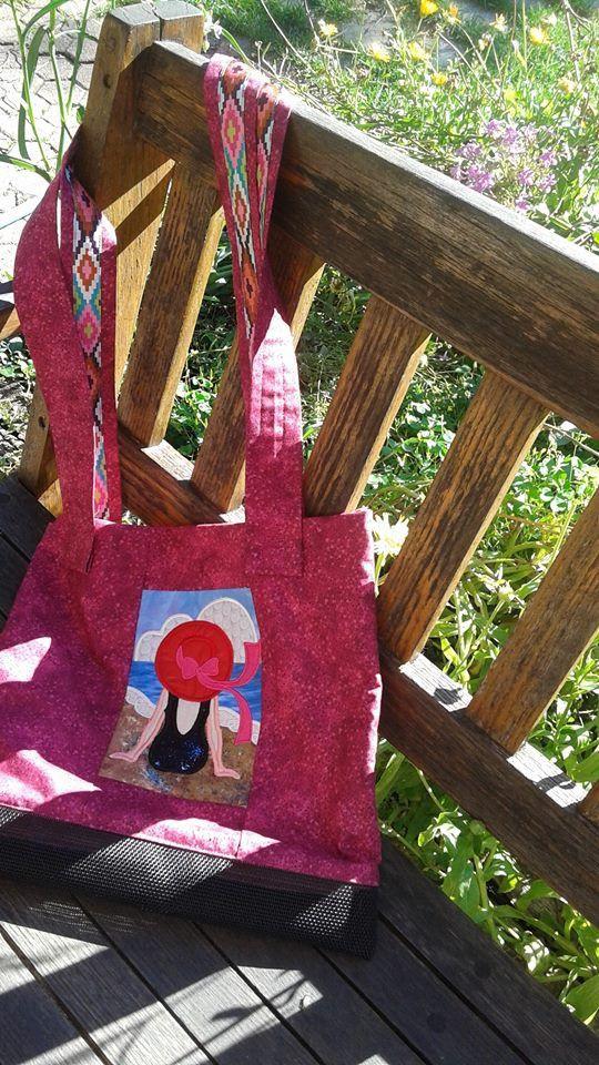 Lady at the Beach Mugrug 5x7 6x10 7x12 - Sweet Pea Australia In the hoop machine embroidery designs. in the hoop project, in the hoop embroidery designs, craft in the hoop project, diy in the hoop project, diy craft in the hoop project, in the hoop embroidery patterns, design in the hoop patterns, embroidery designs for in the hoop embroidery projects, best in the hoop machine embroidery designs perfect for all hoops and embroidery machines