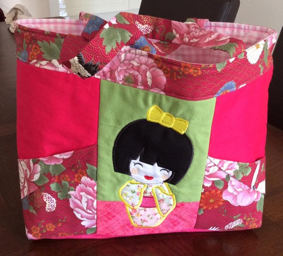 Geisha Origami Tote Bag 5x7 6x10 7x12 - Sweet Pea Australia In the hoop machine embroidery designs. in the hoop project, in the hoop embroidery designs, craft in the hoop project, diy in the hoop project, diy craft in the hoop project, in the hoop embroidery patterns, design in the hoop patterns, embroidery designs for in the hoop embroidery projects, best in the hoop machine embroidery designs perfect for all hoops and embroidery machines