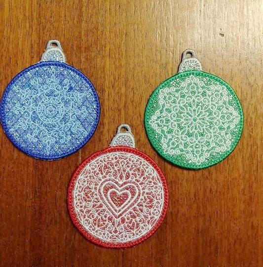 Mylar Christmas Baubles 4x4 5x5 6x6 - Sweet Pea Australia In the hoop machine embroidery designs. in the hoop project, in the hoop embroidery designs, craft in the hoop project, diy in the hoop project, diy craft in the hoop project, in the hoop embroidery patterns, design in the hoop patterns, embroidery designs for in the hoop embroidery projects, best in the hoop machine embroidery designs perfect for all hoops and embroidery machines