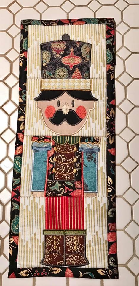 Nutcracker Table Runner 5x7 6x10 7x12 - Sweet Pea Australia In the hoop machine embroidery designs. in the hoop project, in the hoop embroidery designs, craft in the hoop project, diy in the hoop project, diy craft in the hoop project, in the hoop embroidery patterns, design in the hoop patterns, embroidery designs for in the hoop embroidery projects, best in the hoop machine embroidery designs perfect for all hoops and embroidery machines