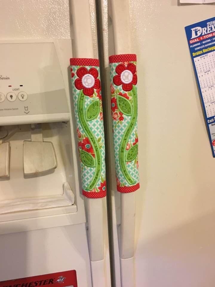 Flower fridge handle wrap 5x7 - Sweet Pea Australia In the hoop machine embroidery designs. in the hoop project, in the hoop embroidery designs, craft in the hoop project, diy in the hoop project, diy craft in the hoop project, in the hoop embroidery patterns, design in the hoop patterns, embroidery designs for in the hoop embroidery projects, best in the hoop machine embroidery designs perfect for all hoops and embroidery machines