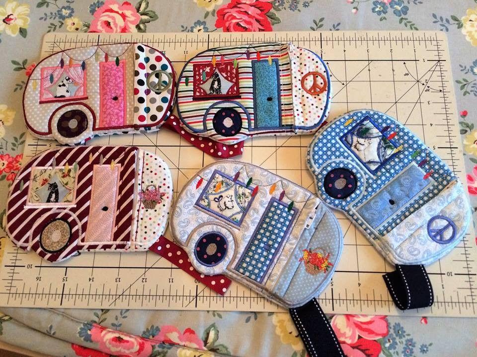 Caravan Zipper Case 5x7 6x10 7x12 and 9.5x14 - Sweet Pea Australia In the hoop machine embroidery designs. in the hoop project, in the hoop embroidery designs, craft in the hoop project, diy in the hoop project, diy craft in the hoop project, in the hoop embroidery patterns, design in the hoop patterns, embroidery designs for in the hoop embroidery projects, best in the hoop machine embroidery designs perfect for all hoops and embroidery machines