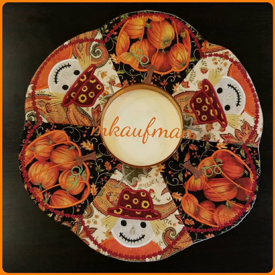 Scarecrow Table Centre 5x5 6x6 7x7 - Sweet Pea Australia In the hoop machine embroidery designs. in the hoop project, in the hoop embroidery designs, craft in the hoop project, diy in the hoop project, diy craft in the hoop project, in the hoop embroidery patterns, design in the hoop patterns, embroidery designs for in the hoop embroidery projects, best in the hoop machine embroidery designs perfect for all hoops and embroidery machines