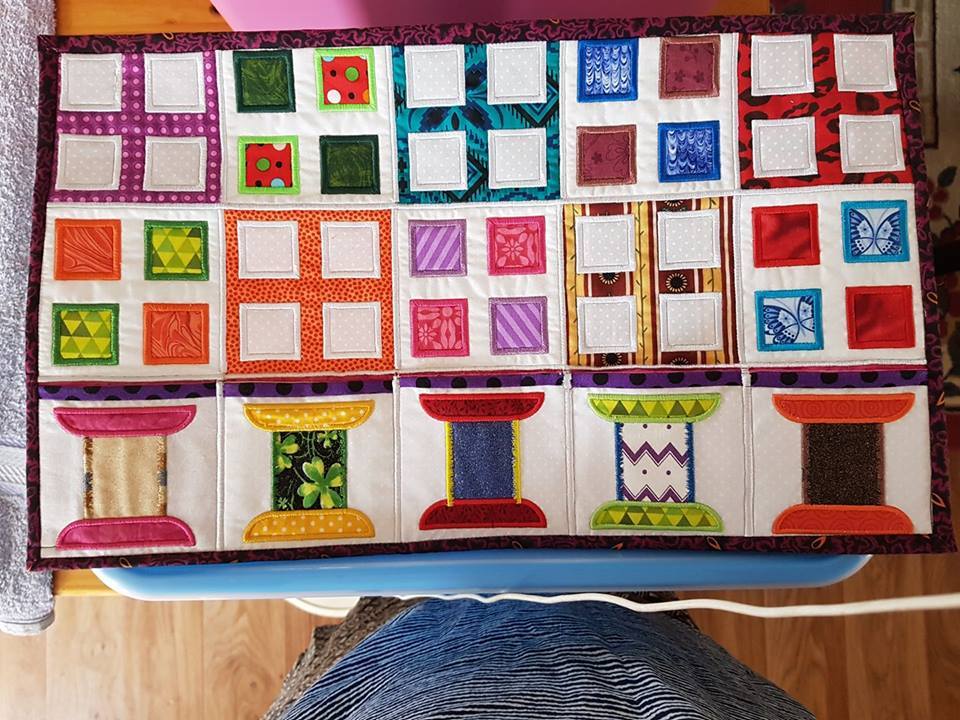 Cotton Reel Sewing Tidy 4x4 5x5 - Sweet Pea Australia In the hoop machine embroidery designs. in the hoop project, in the hoop embroidery designs, craft in the hoop project, diy in the hoop project, diy craft in the hoop project, in the hoop embroidery patterns, design in the hoop patterns, embroidery designs for in the hoop embroidery projects, best in the hoop machine embroidery designs perfect for all hoops and embroidery machines