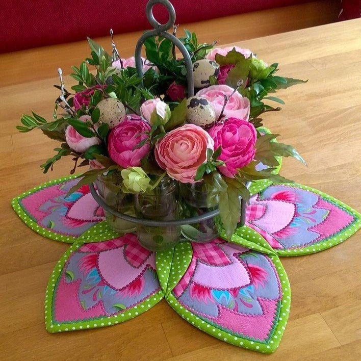 Leaf Table Centre 5x7 6x10 7x12 - Sweet Pea Australia In the hoop machine embroidery designs. in the hoop project, in the hoop embroidery designs, craft in the hoop project, diy in the hoop project, diy craft in the hoop project, in the hoop embroidery patterns, design in the hoop patterns, embroidery designs for in the hoop embroidery projects, best in the hoop machine embroidery designs perfect for all hoops and embroidery machines