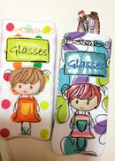 Girl Glasses Case 5x7 - Sweet Pea