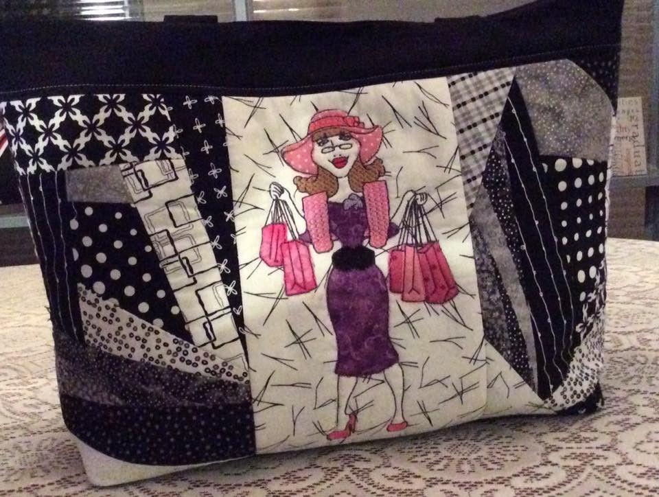 Let's Go Shopping Bag 5x7 6x10 8x12 - Sweet Pea Australia In the hoop machine embroidery designs. in the hoop project, in the hoop embroidery designs, craft in the hoop project, diy in the hoop project, diy craft in the hoop project, in the hoop embroidery patterns, design in the hoop patterns, embroidery designs for in the hoop embroidery projects, best in the hoop machine embroidery designs perfect for all hoops and embroidery machines