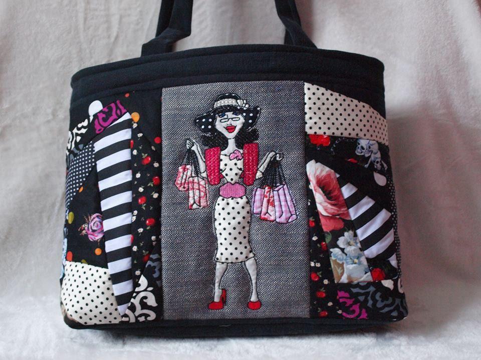 Let's Go Shopping Bag 5x7 6x10 8x12 - Sweet Pea Australia In the hoop machine embroidery designs. in the hoop project, in the hoop embroidery designs, craft in the hoop project, diy in the hoop project, diy craft in the hoop project, in the hoop embroidery patterns, design in the hoop patterns, embroidery designs for in the hoop embroidery projects, best in the hoop machine embroidery designs perfect for all hoops and embroidery machines