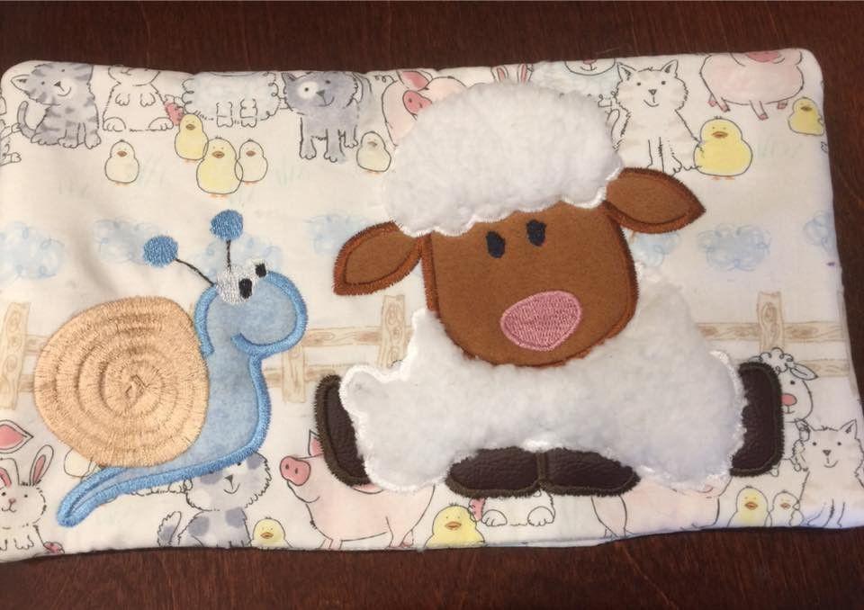 Baby pillow with Sheep and Snail 5x7 6x10 7x12 9.5x14 - Sweet Pea Australia In the hoop machine embroidery designs. in the hoop project, in the hoop embroidery designs, craft in the hoop project, diy in the hoop project, diy craft in the hoop project, in the hoop embroidery patterns, design in the hoop patterns, embroidery designs for in the hoop embroidery projects, best in the hoop machine embroidery designs perfect for all hoops and embroidery machines