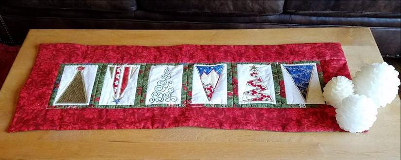 Christmas Tree Table Runner 5x7 6x10 8x12 - Sweet Pea Australia In the hoop machine embroidery designs. in the hoop project, in the hoop embroidery designs, craft in the hoop project, diy in the hoop project, diy craft in the hoop project, in the hoop embroidery patterns, design in the hoop patterns, embroidery designs for in the hoop embroidery projects, best in the hoop machine embroidery designs perfect for all hoops and embroidery machines