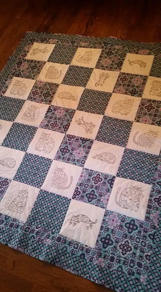 Red Work Cat Wall Hanger 4x4 5x5 6x6 - Sweet Pea Australia In the hoop machine embroidery designs. in the hoop project, in the hoop embroidery designs, craft in the hoop project, diy in the hoop project, diy craft in the hoop project, in the hoop embroidery patterns, design in the hoop patterns, embroidery designs for in the hoop embroidery projects, best in the hoop machine embroidery designs perfect for all hoops and embroidery machines