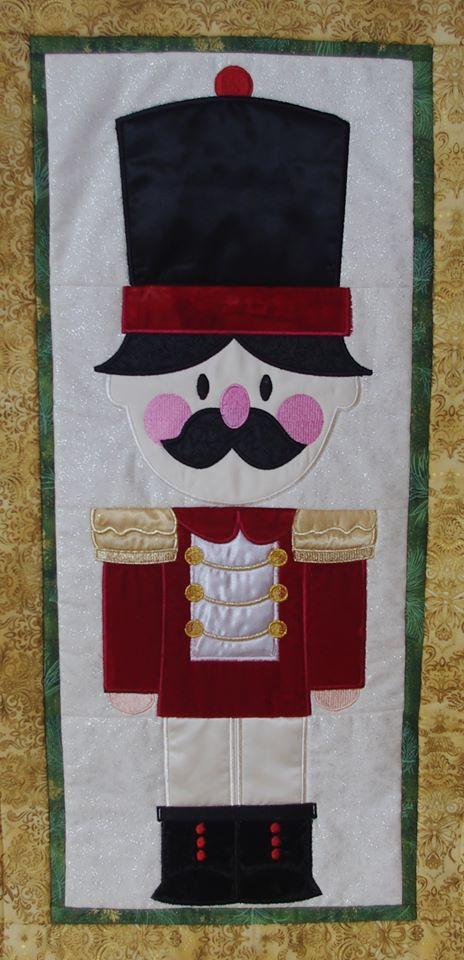 Nutcracker Table Runner 5x7 6x10 7x12 - Sweet Pea Australia In the hoop machine embroidery designs. in the hoop project, in the hoop embroidery designs, craft in the hoop project, diy in the hoop project, diy craft in the hoop project, in the hoop embroidery patterns, design in the hoop patterns, embroidery designs for in the hoop embroidery projects, best in the hoop machine embroidery designs perfect for all hoops and embroidery machines