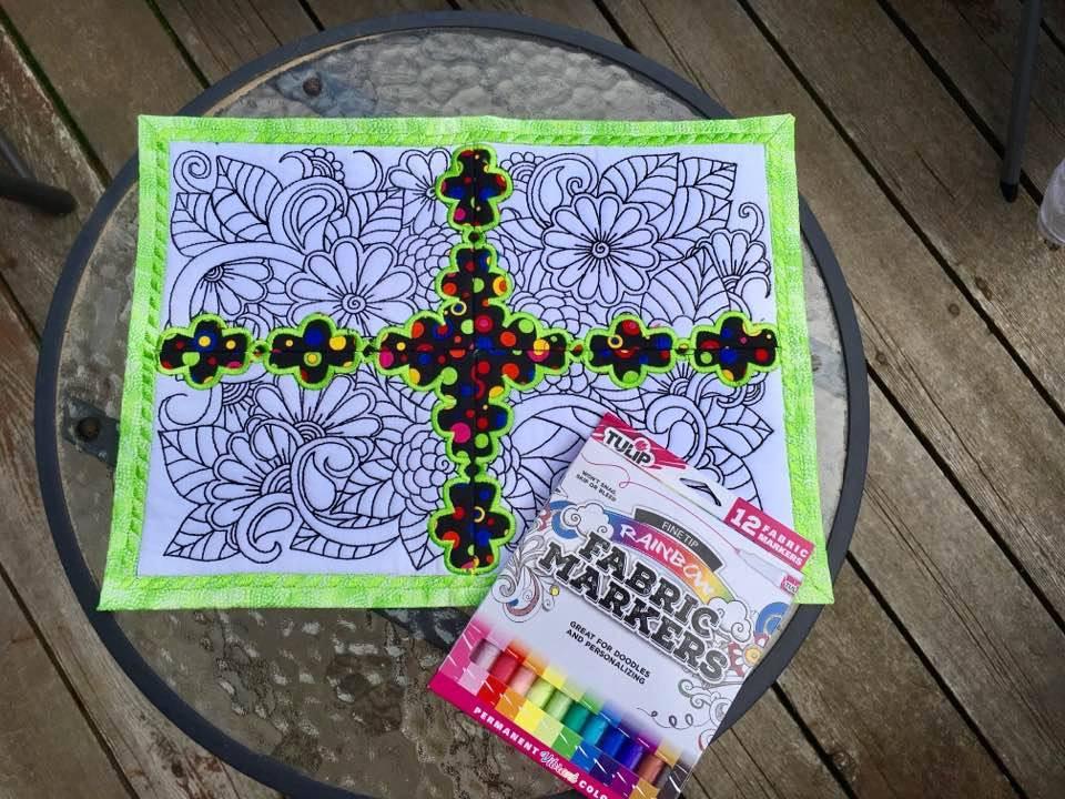 Flower colouring in placemat 5x7 and 6x10 - Sweet Pea Australia In the hoop machine embroidery designs. in the hoop project, in the hoop embroidery designs, craft in the hoop project, diy in the hoop project, diy craft in the hoop project, in the hoop embroidery patterns, design in the hoop patterns, embroidery designs for in the hoop embroidery projects, best in the hoop machine embroidery designs perfect for all hoops and embroidery machines