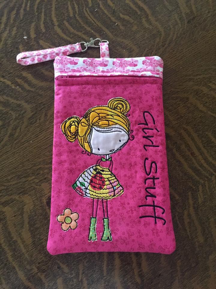 Girl Stuff Zipper Purse 5x7 - Sweet Pea Australia In the hoop machine embroidery designs. in the hoop project, in the hoop embroidery designs, craft in the hoop project, diy in the hoop project, diy craft in the hoop project, in the hoop embroidery patterns, design in the hoop patterns, embroidery designs for in the hoop embroidery projects, best in the hoop machine embroidery designs perfect for all hoops and embroidery machines