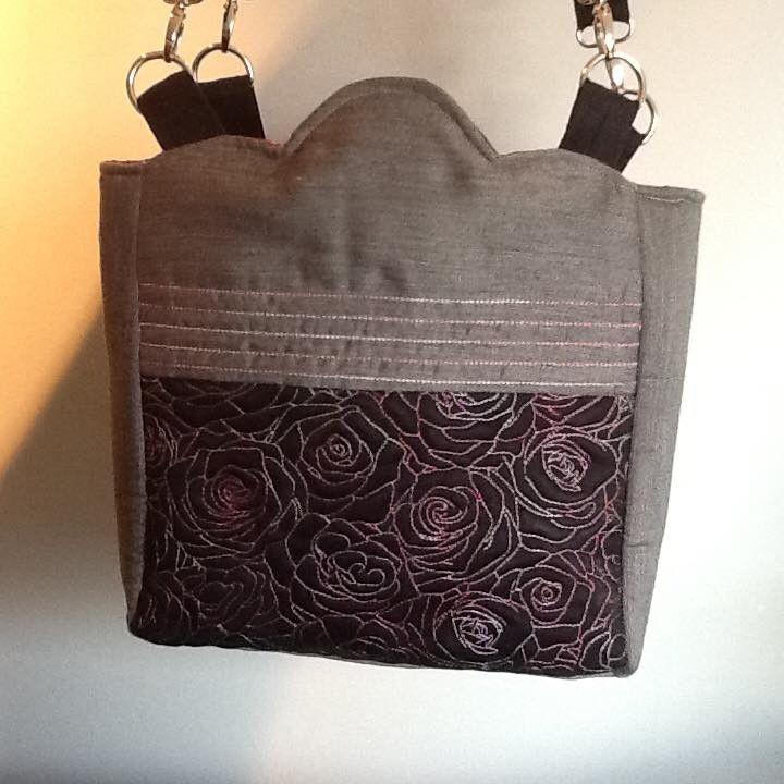 Quilted Roses Bag 6x10 7x12 - Sweet Pea Australia In the hoop machine embroidery designs. in the hoop project, in the hoop embroidery designs, craft in the hoop project, diy in the hoop project, diy craft in the hoop project, in the hoop embroidery patterns, design in the hoop patterns, embroidery designs for in the hoop embroidery projects, best in the hoop machine embroidery designs perfect for all hoops and embroidery machines