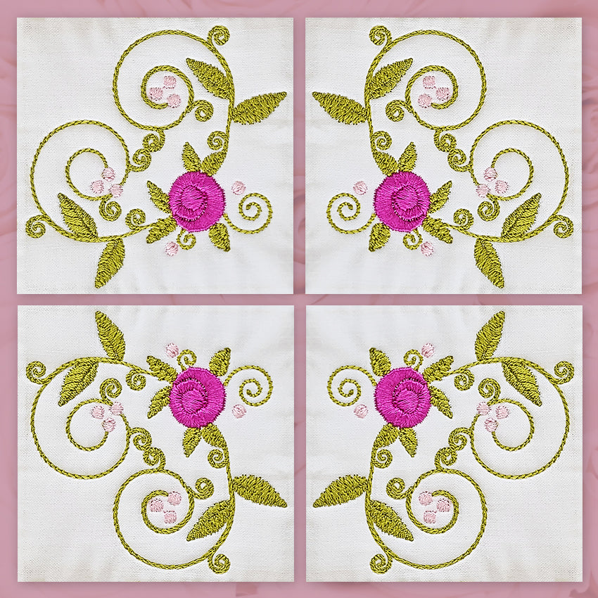 Dove & Flower Embroidery (Wreath, Borders & Corners) - Sweet Pea Australia In the hoop machine embroidery designs. in the hoop project, in the hoop embroidery designs, craft in the hoop project, diy in the hoop project, diy craft in the hoop project, in the hoop embroidery patterns, design in the hoop patterns, embroidery designs for in the hoop embroidery projects, best in the hoop machine embroidery designs perfect for all hoops and embroidery machines