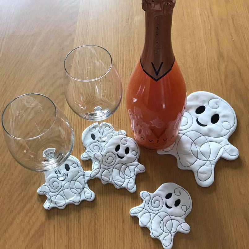 Halloween Mug Rug Set 4x4 5x5 6x6 7x7 - Sweet Pea Australia In the hoop machine embroidery designs. in the hoop project, in the hoop embroidery designs, craft in the hoop project, diy in the hoop project, diy craft in the hoop project, in the hoop embroidery patterns, design in the hoop patterns, embroidery designs for in the hoop embroidery projects, best in the hoop machine embroidery designs perfect for all hoops and embroidery machines