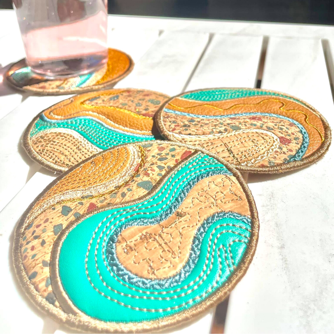 Marble Coasters 4x4 5x5 6x6 - Sweet Pea Australia In the hoop machine embroidery designs. in the hoop project, in the hoop embroidery designs, craft in the hoop project, diy in the hoop project, diy craft in the hoop project, in the hoop embroidery patterns, design in the hoop patterns, embroidery designs for in the hoop embroidery projects, best in the hoop machine embroidery designs perfect for all hoops and embroidery machines