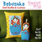 Babushka Cushion and Stuffie 5x7 6x10 8x8 9x12 - Sweet Pea