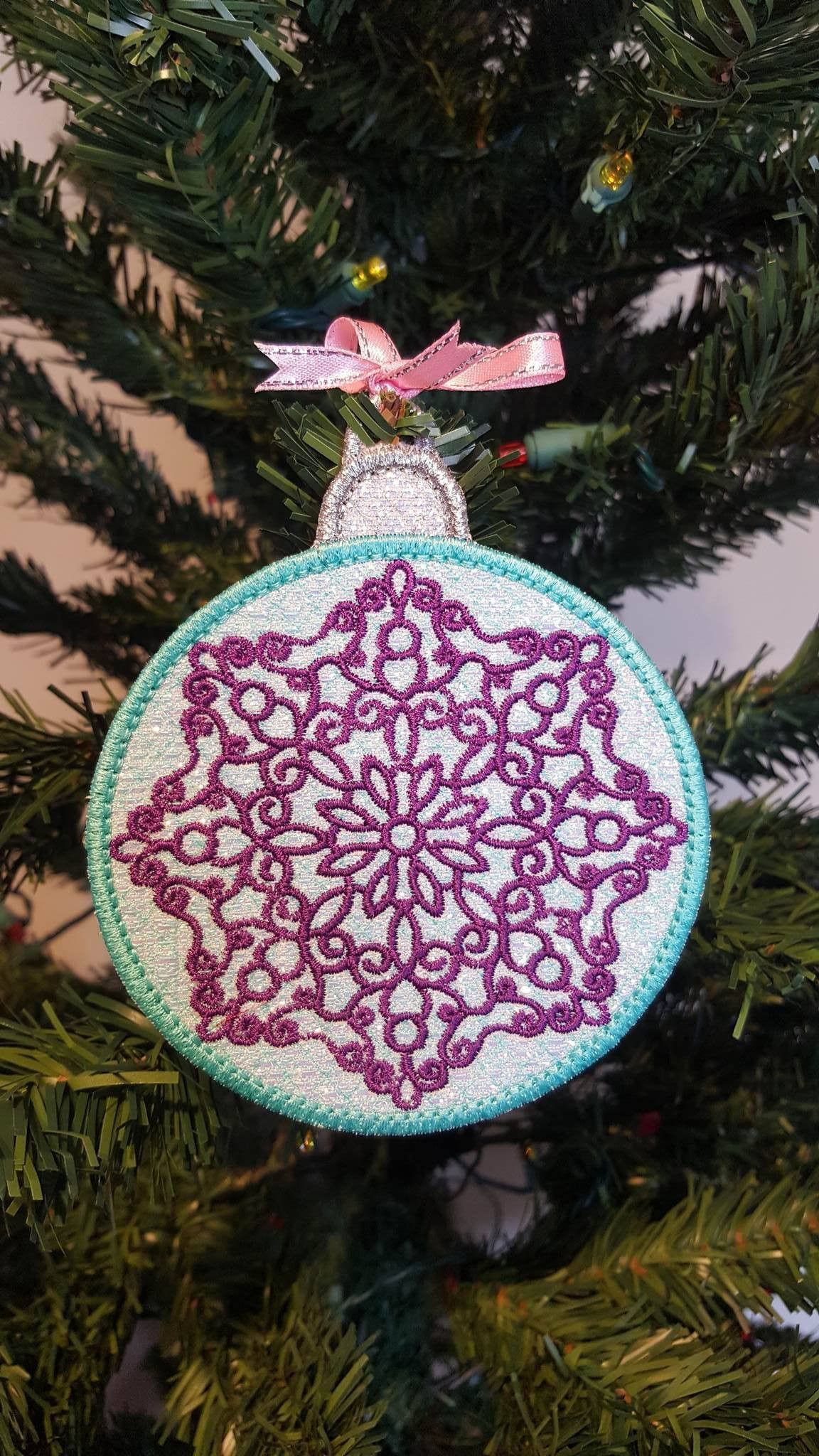 Mylar Christmas Baubles 4x4 5x5 6x6 - Sweet Pea Australia In the hoop machine embroidery designs. in the hoop project, in the hoop embroidery designs, craft in the hoop project, diy in the hoop project, diy craft in the hoop project, in the hoop embroidery patterns, design in the hoop patterns, embroidery designs for in the hoop embroidery projects, best in the hoop machine embroidery designs perfect for all hoops and embroidery machines