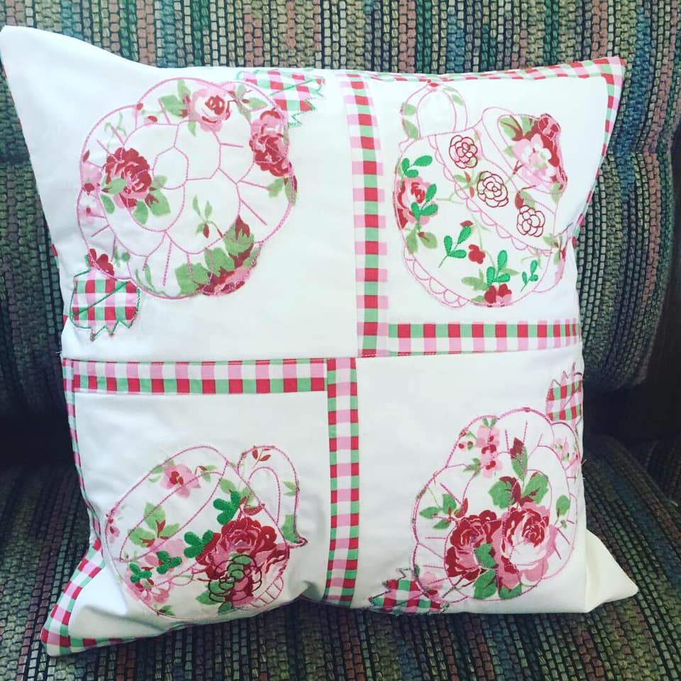 Teatime Table Runner and Mug Rugs Set 4x4 5x5 6x6 8x8 - Sweet Pea Australia In the hoop machine embroidery designs. in the hoop project, in the hoop embroidery designs, craft in the hoop project, diy in the hoop project, diy craft in the hoop project, in the hoop embroidery patterns, design in the hoop patterns, embroidery designs for in the hoop embroidery projects, best in the hoop machine embroidery designs perfect for all hoops and embroidery machines