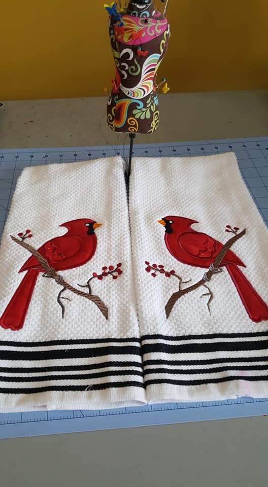 Cardinal Bird Applique 4x4 5x7 6x10 7x12 - Sweet Pea Australia In the hoop machine embroidery designs. in the hoop project, in the hoop embroidery designs, craft in the hoop project, diy in the hoop project, diy craft in the hoop project, in the hoop embroidery patterns, design in the hoop patterns, embroidery designs for in the hoop embroidery projects, best in the hoop machine embroidery designs perfect for all hoops and embroidery machines